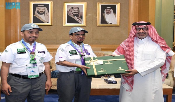 السفير السعودي يستقبل وفد الكشافة المشارك في المؤتمر الكشفي العالمي






