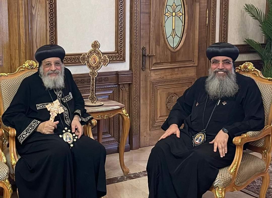 البابا تواضروس يستقبل أسقف إيبارشية باريس وشمالي فرنسا