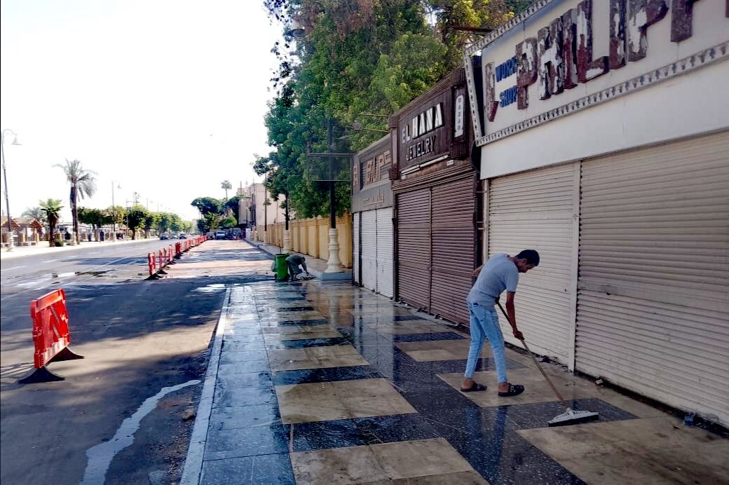 استمرار حملات النظافة ورفع المخلفات بجميع أحياء الأقصر 

