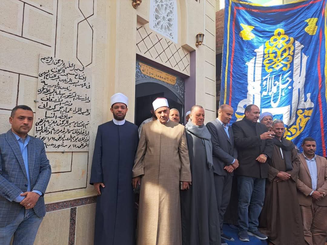 افتتاح مسجدين جديدين  بمطاي وسمالوط ضمن خطة متكاملة لتطوير بيوت الله