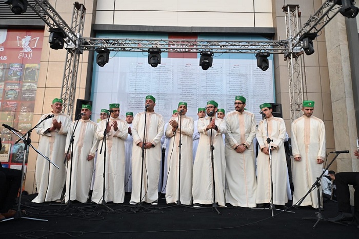 عروض فولكلورية وإنشاد صوفي على مسارح معرض القاهرة الدولي للكتاب

