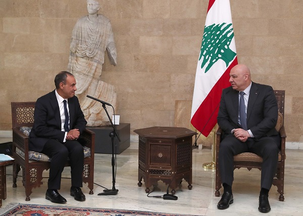  وزير الخارجية لـ جوزيف عون : مصر مستمرة في تقديم الدعم الكامل للبنان

