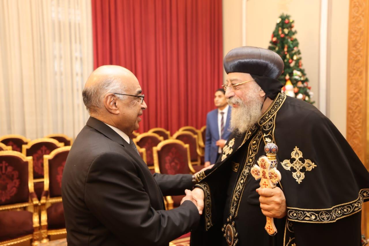 وزير العدل يزور الكاتدرائية للتهنئة بعيد الميلاد المجيد

