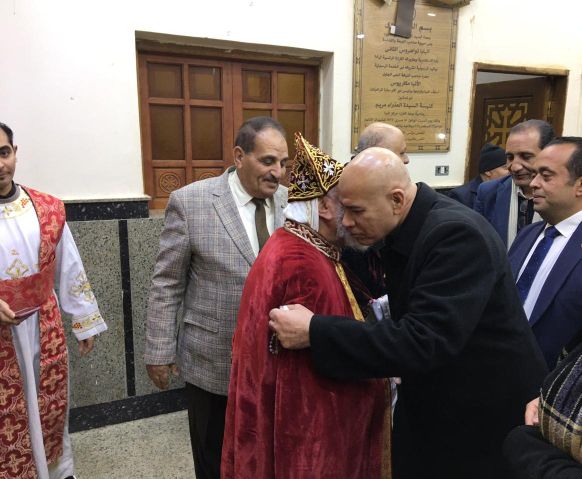 وفود مستقبل وطن بالمنيا تزور المطرانيات والكنائس وتوزع هدايا الرئيس على الأطفال