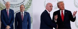 ماذا يفعل رئيس الاتحاد الدولي لكرة القدم (الفيفا) في قمة شرم الشيخ؟ 
