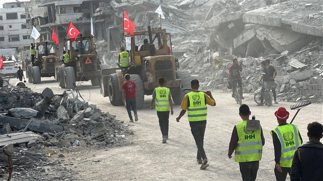 تركيا تواصل دعمها لإعادة إعمار غزة وتكثّف جهودها الإنسانية بالتعاون مع مصر