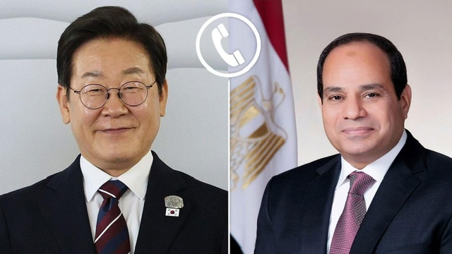 السيسي يبحث مع رئيس كوريا تعزيز التعاون الاقتصادي والاستثمارات الكورية في مصر