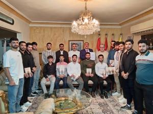 مسؤول مكتب الحزب الديمقراطي يستقبل طلاب كردستان في 3 جامعات مصرية