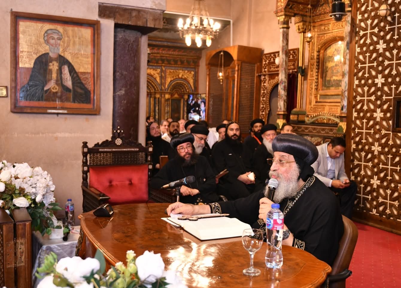  البابا تواضروس: استقبال الرئيس السيسي لوفد مجلس الكنائس العالمي تكريم كبير من الدولة