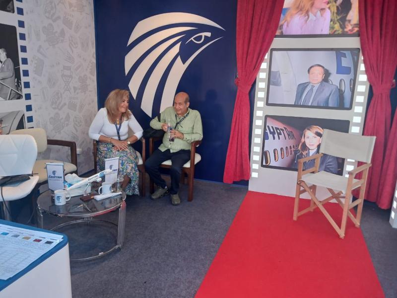 في دورته الثامنة ”سينما من أجل الإنسانية”.. مصر للطيران الناقل الرسمي لمهرجان الجونة السينمائي الدولى