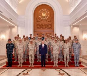 السيسي خلال اجتماع  الأعلى للقوات المسلحة: نصر أكتوبر سيبقى رمزًا لعزة الوطن وتضحيات أبطاله