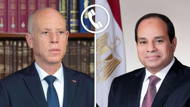 الرئيس السيسي يتلقى اتصالاً من نظيره التونسي للتهنئة بذكرى أكتوبر وبحث تعزيز التعاون وتطورات غزة