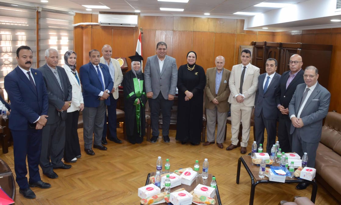 شخصيات عامة وسياسية تشارك في مناقشة دكتوراه الطبيبة أسماء زعفان بمستشفى أبو الريش
