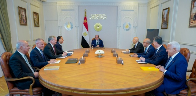 السيسي يستقبل الرئيس التنفيذي لـ