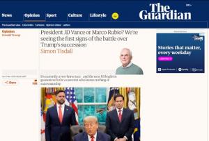 الجارديان: الرئيس جيه دي فانس أم ماركو روبيو؟ نشهد بوادر معركة خلافة ترامب

