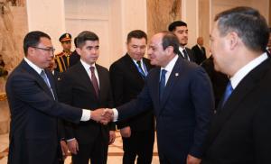 الرئيس السيسي يبحث مع رئيس قيرغيزيا تعزيز التعاون المشترك وافتتاح سفارة لقيرغيزيا في القاهرة