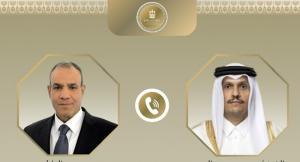 مصر وقطر تؤكدان ضرورة توحيد الأراضي الفلسطينية وتمكين شعبها من إدارة شؤونه بوحدة القرار