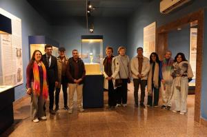 بعثة الاتحاد الأوروبي تزور متحف ملوي ومنطقة بني حسن الأثرية بالمنيا