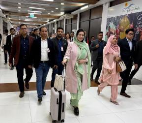  زبيدة رحمن تعود إلى لندن بعد أسبوعين في بنغلاديش