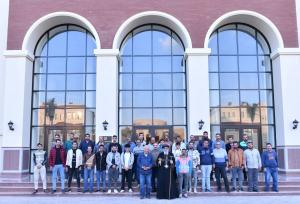 البابا تواضروس الثاني يلتقي خدام المقر البابوي بدير الأنبا بيشوي بمناسبة عيد الميلاد والعام الجديد