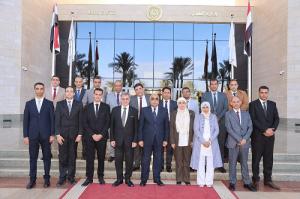 وزير العدل يلتقي وفداً من ممثلي مصلحة الخبراء