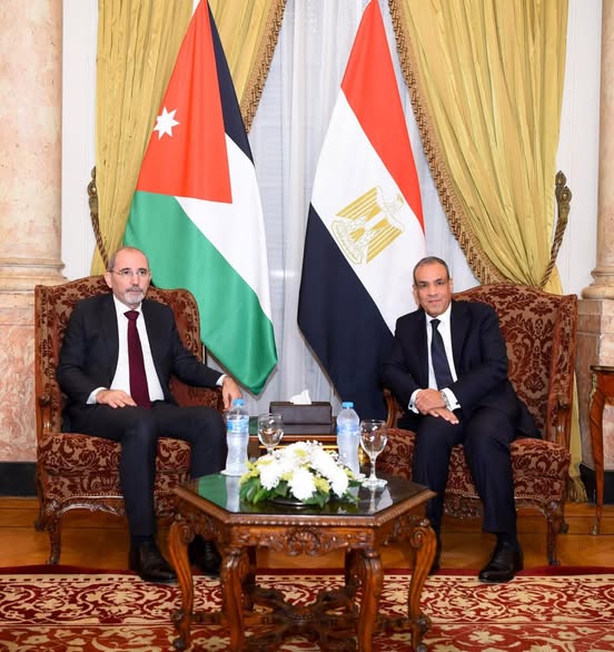 وزير الخارجية يجتمع مع نظيره الأردني بالقاهرة

