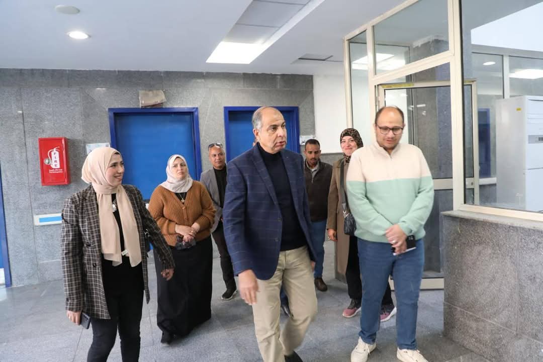 محافظ المنيا يتفقد انشاءات وحدة طب الأسرة بالمعصرة بملوى