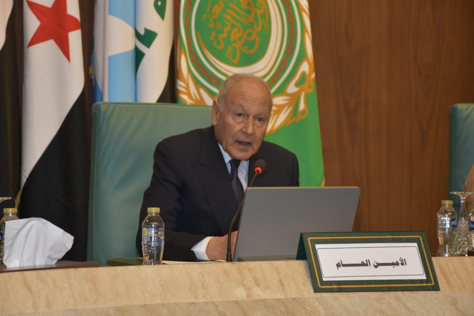 أبو الغيط يؤكد الموقف العربي الموحد والرافض لمحاولات تهجير الفلسطينيين من أرضهم
