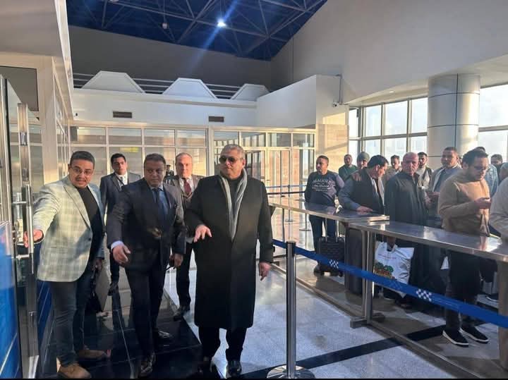 جولة تفقدية للجنة العليا للتفتيش الأمني والبيئي بمطار أسيوط الدولي

