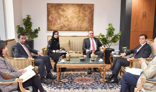 سفير قطر يبحث تعزيز التعاون الدبلوماسي خلال زيارته لوزارة الخارجية المصرية