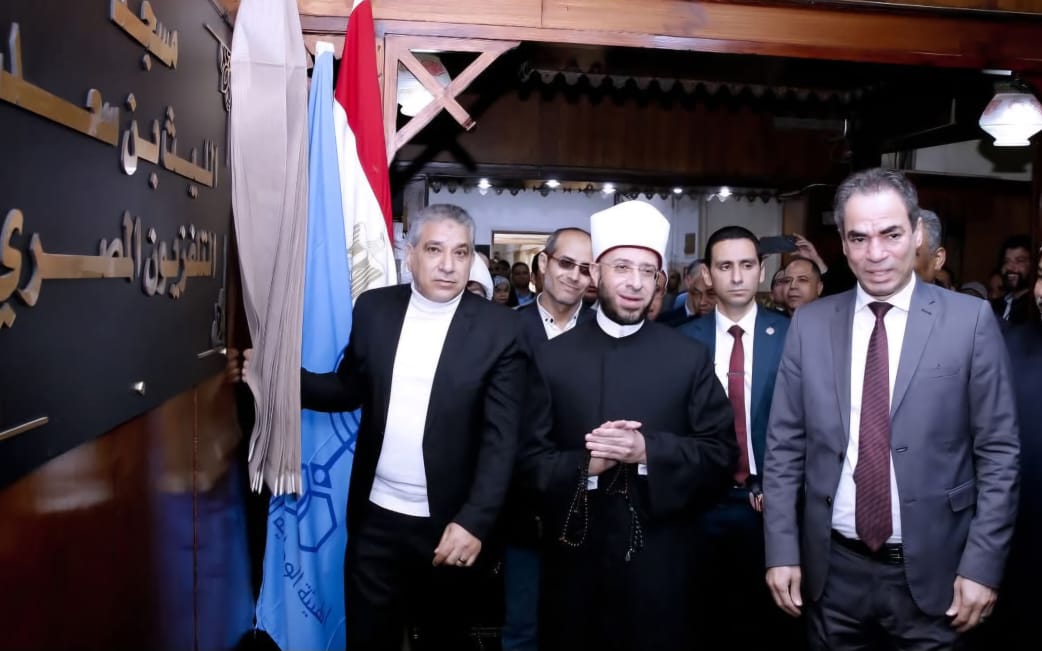 المسلماني والأزهري يفتتحان مسجد 