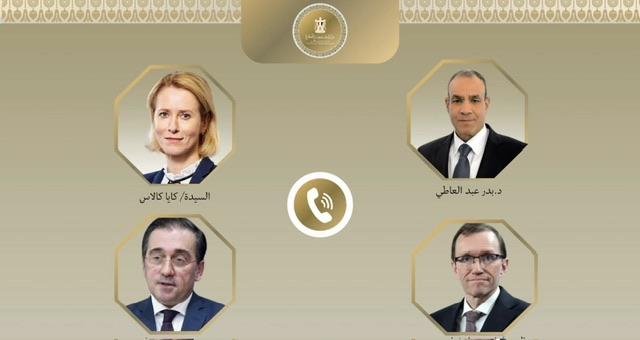 وزير الخارجية يطالب الاتحاد الأوروبي بالضغط على إسرائيل لوقف العدوان على غزة