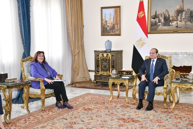 السيسي يبحث مع مفوضة الاتحاد الأوروبي مستجدات الأوضاع في غزة وليبيا والسودان