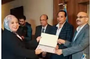 احتفال بختام الموسم التدريبي بنقابة الصحفيين
