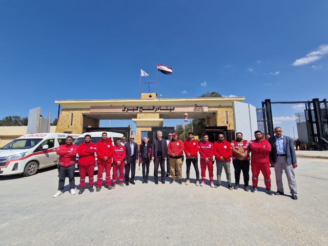 السفير الألماني يتوجه إلى العريش لإستقبال المساعدات الإنسانية إلى قطاع غزة