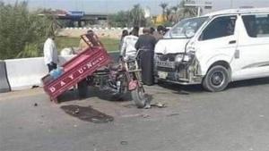 وفاة 5 أشخاص وإصابة 2 آخرين في حادث مرورى بأسيوط