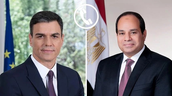 الرئيس السيسي ورئيس الوزراء الإسباني يبحثان التطورات في غزة والأوضاع الإقليمية



