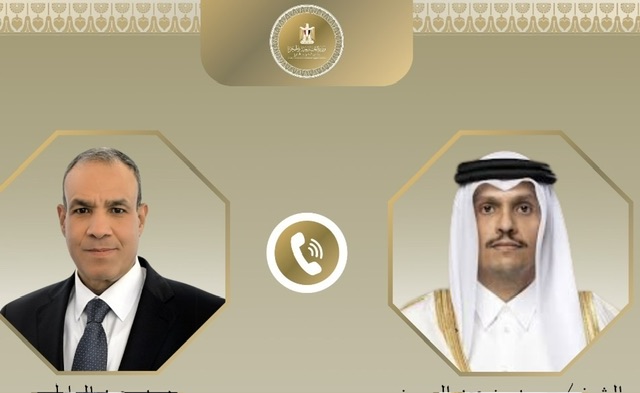 مصر وقطر تبحثان جهود تثبيت وقف إطلاق النار وإعادة إعمار غزة