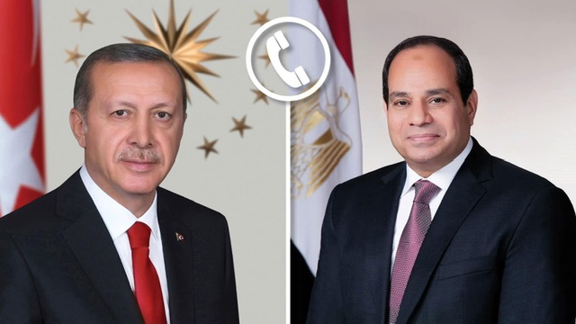 السيسي وأردوغان يتبادلان التهاني بعيد الفطر في اتصال هاتفي