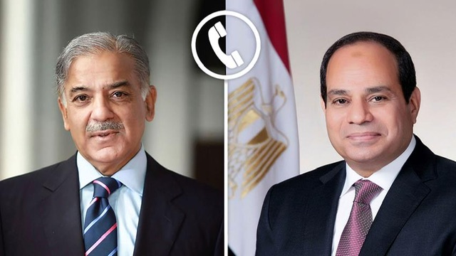 السيسي يتلقى اتصالًا من رئيس وزراء باكستان للتهنئة بعيد الفطر وبحث التعاون في المجال الصحي