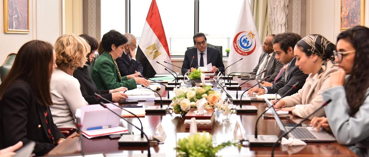 وزير الصحة يبحث جهود إغاثة غزة مع وفد من الاتحاد الأوروبي

