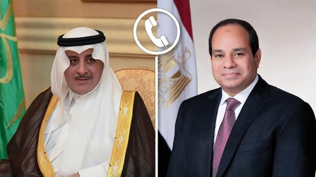 الرئيس السيسي يتلقى اتصالًا من أمير تبوك للتهنئة بعيد الفطر