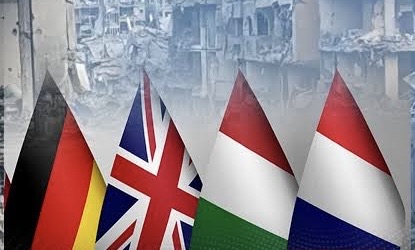 وزراء خارجية فرنسا وألمانيا وإيطاليا وبريطانيا يرحبون بالمبادرة العربية لإعادة إعمار غزة