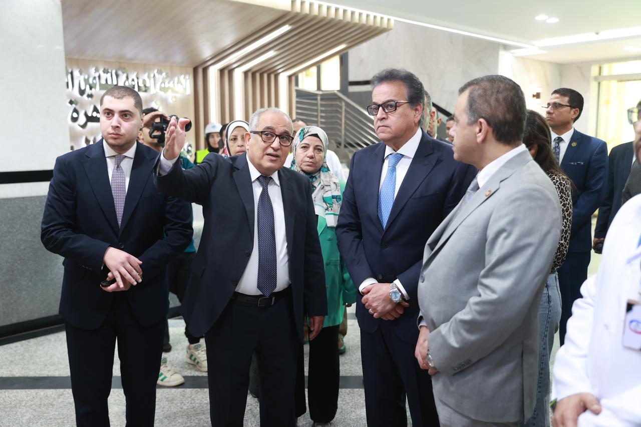  وزير الصحة يتفقد مستشفى أطفال مصر لمتابعة الأعمال الإنشائية والتطوير

