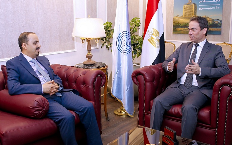 المسلماني يستقبل وزير الإعلام اليمني لبحث التعاون المُشترك

