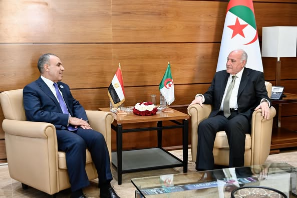 وزير الخارجية و نظيره الجزائري يبحثان تطورات الأوضاع في غزة وليبيا

