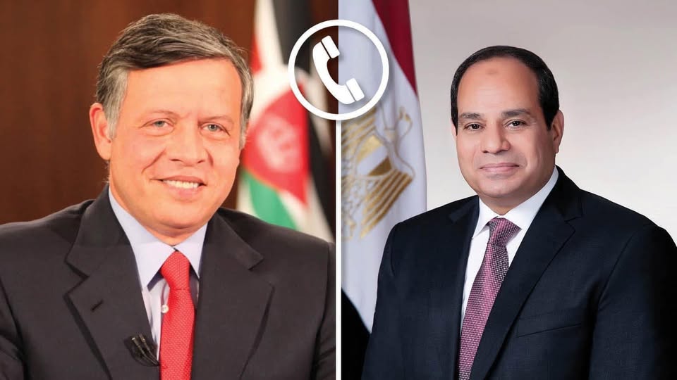 السيسي يؤكد تضامن مصر الكامل مع الأردن.. وتنسيق مصري أردني مكثّف لوقف التصعيد في فلسطين

