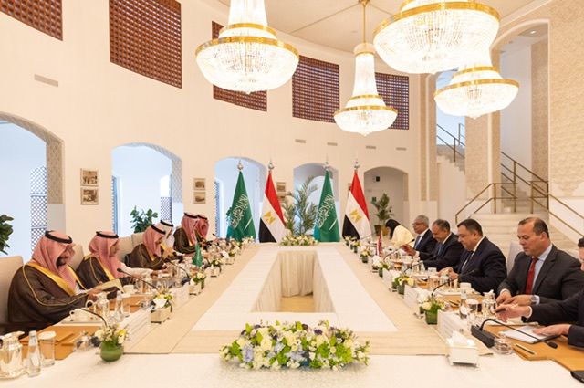بيان مشترك .. مصر والسعودية تطلقان آليات جديدة لتعزيز التعاون الاستراتيجي ودعم القضايا الإقليمية في قمة الرياض