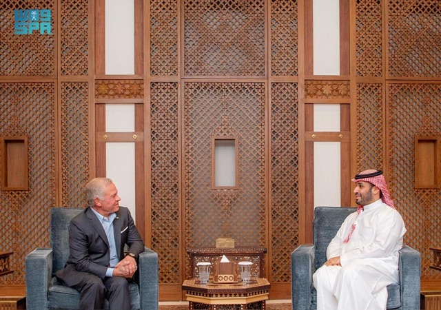 ولي العهد السعودي يبحث مع العاهل الأردني الملفات المتعلقة بأمن واستقرار المنطقة