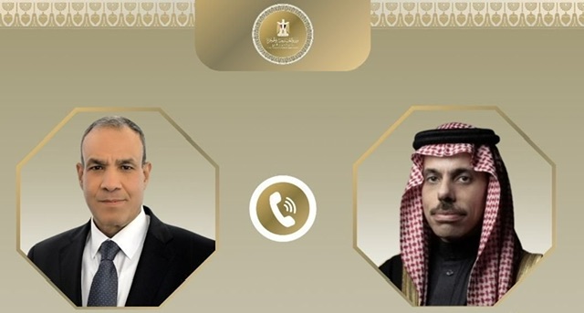 وزيرا خارجية مصر والسعودية يبحثان تطورات الأوضاع في غزة